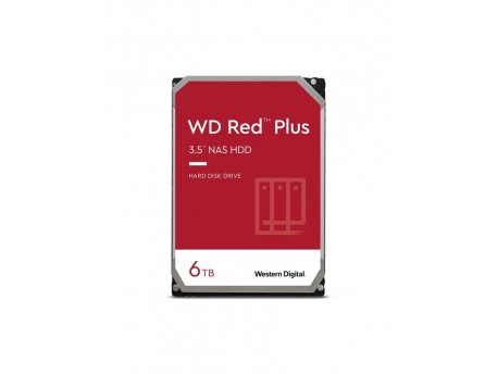 WESTERN DIGITAL Hard disk 6TB SATA3 Western Digital Caviar 128MB WD60EFZX Red Plus