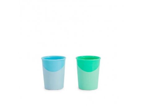 TWISTSHAKE Čaše 2X 170 ML PASTEL BLUE GREEN