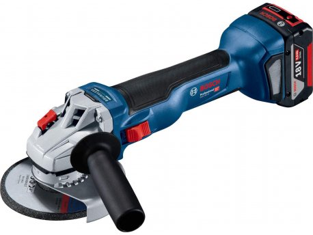 BOSCH Akumulatorska ugaona brusilica GWS 18V-10, 125mm, 2×5.0Ah, 06019J4004