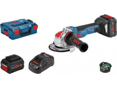 BOSCH Akumulatorska ugaona brusilica  GWX 18V-10 SC, 2x ProCore 18V 8.0Ah, 125mm, X-Lock, L-Boxx, 06017B0401