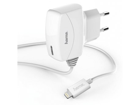 HAMA Punjač Za Apple IPhone MFI,Beli, Premium 173643
