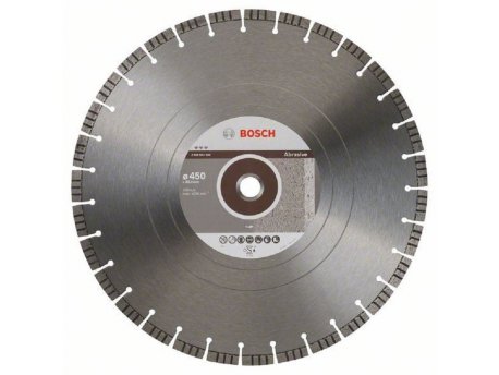 BOSCH Dijamantska rezna ploča Best for Abrasive. . 450 x 25,40 x 3,6 x 12 mm