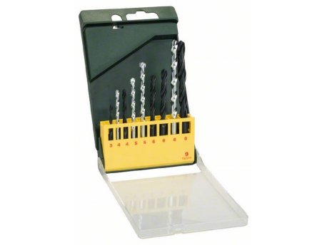 BOSCH 2607019443, 9-delni set burgija za metal i za kamen