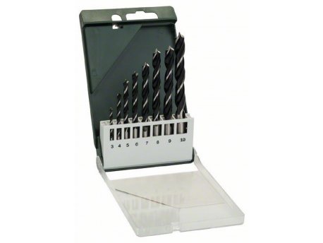 BOSCH 2609255215, 8-delni set spiralnih burgija za drvo