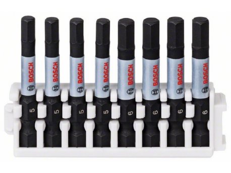 BOSCH Pakovanje Impact Control nastavaka za odvrtače, 8-delno, 4xH5; 4xH6 2608522332