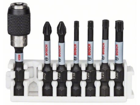 BOSCH Pakovanje Impact Control nastavaka za odvrtače, 7-delno, 1xPH2;1xPZ2;1xT15;1xT20;1xT25;1xT30 2608522327