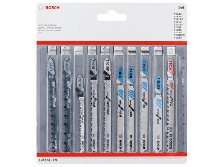BOSCH List ubodne testere set 10 komada All in One  2607011171