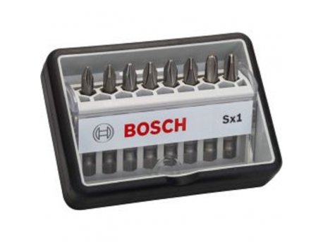 BOSCH 8-delni set Robust Line bitova odvrtača Sx ekstra tvrdi 49 mm, 8-delni - 2607002556