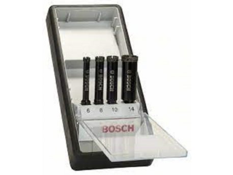 BOSCH 4-delni Robust Line set dijamantskih burgija za mokro bušenje 2607019880, 6; 8; 10; 14 mm