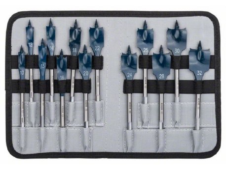 BOSCH 13-delni set pljosnatih burgija za glodanje Self Cut Speed 2608587010