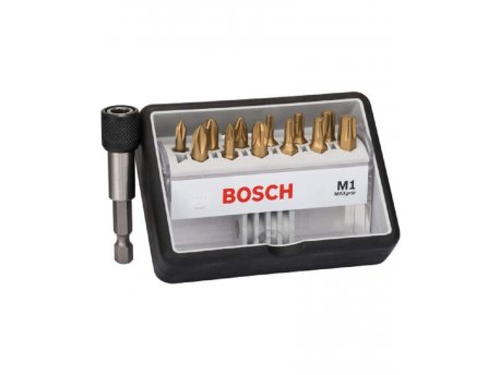 BOSCH 12+1-delni set Robust Line bitova odvrtača M Max Grip 25 mm, 12+1-delni - 2607002577