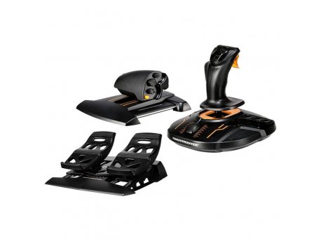THRUSTMASTER Džojstik T16000M FCS Flight Pack  Joystick/Foot pedals/Fader 044305