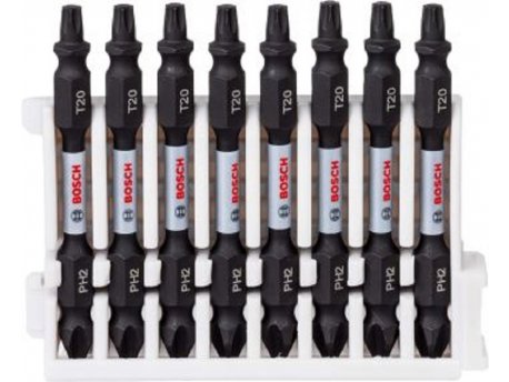 BOSCH Impact Control 8-delni set dvostranih kovanih bitova PH2-T20 dužine 65mm (2608522335)