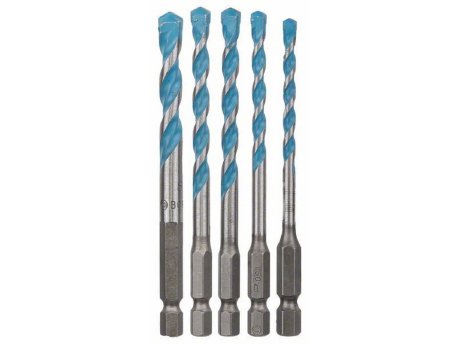 BOSCH 5-delni set višenamenskih burgija HEX-9 Multi Construction 2608589530, 4; 5; 6; 6; 8 mm