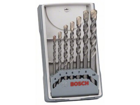 BOSCH 7-delni set burgija za beton CYL-3 2607017082, 4; 5; 6; 6; 7; 8; 10 mm