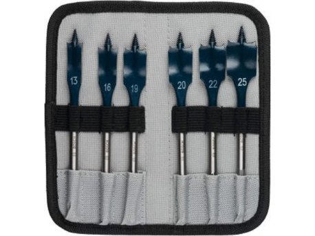 BOSCH 6-delni set pljosnatih burgija za glodanje Self Cut Speed 2608595425, 13; 16; 19; 20; 22; 25 mm