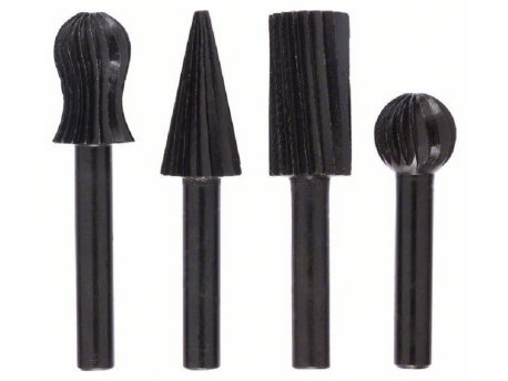 BOSCH 4-delni set glodala za rad slobodnom rukom 1609200314, 6 mm, 13; 13; 13; 13 mm