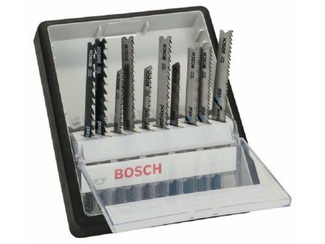 BOSCH 10-delni Robust Line set listova ubodne testere Wood and Metal T-prihvat 2607010542