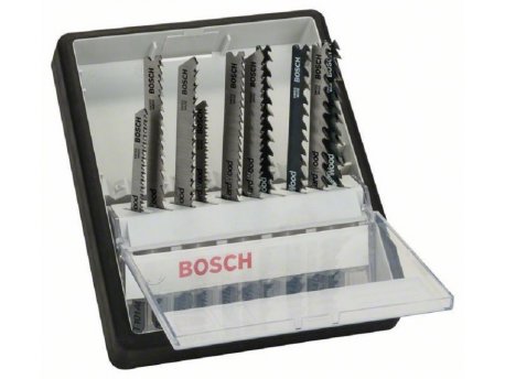 BOSCH 10-delni Robust Line set listova ubodne testere Wood Expert T-prihvat 2607010540