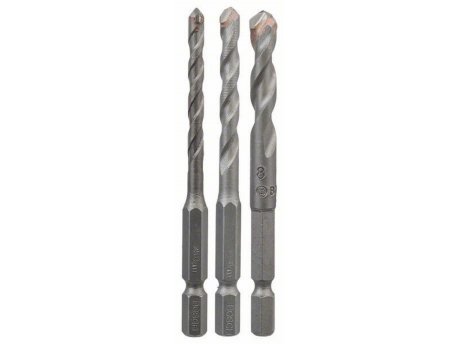 BOSCH 3-delni set burgija za pločice HEX-9 Ceramic 2608589527, 5; 6; 8 mm
