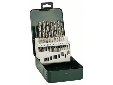 BOSCH 19-delni set burgija za metal HSS-G, DIN 338  2609255062