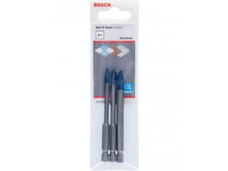 BOSCH Rodelni set burgija za tvrde keramičke pločice HEX-9 Hard Ceramic 5, 6, 8mm - 2608579511