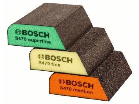 BOSCH 3-delni set sunđera za brušenje 2608621252