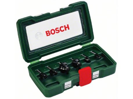 BOSCH 6-delni set TC glodala (1/4'' prihvat) 2607019462