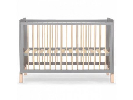KINDERKRAFT Krevetac za bebe NICO wooden grey