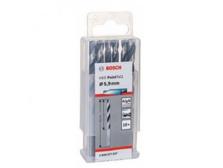 BOSCH HSS spiralna burgija PointTeQ 5,9 mm paket od 10 komada
