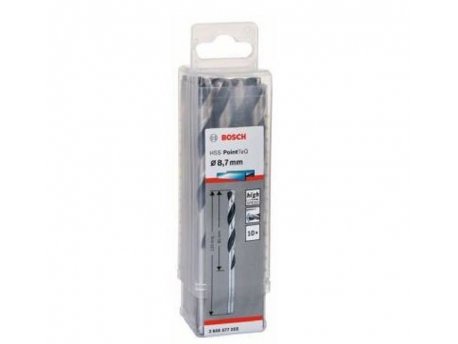 BOSCH HSS spiralna burgija PointTeQ 8,7 mm paket od 10 komada