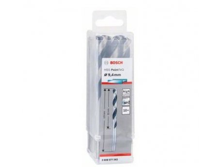 BOSCH HSS spiralna burgija PointTeQ 9,4 mm paket od 10 komada