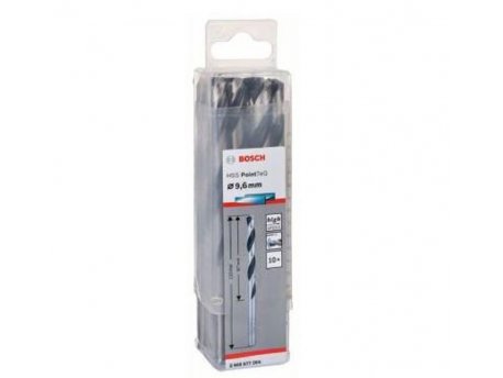 BOSCH HSS spiralna burgija PointTeQ 9,6 mm paket od 10 komada