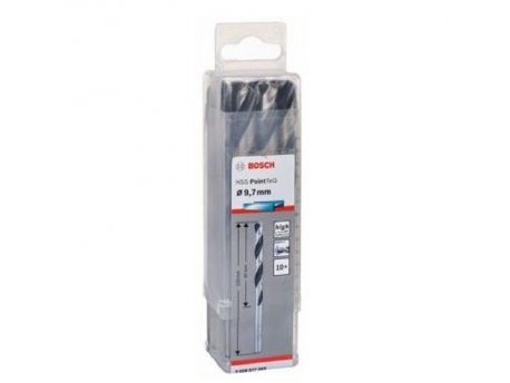 BOSCH HSS spiralna burgija PointTeQ 9,7 mm paket od 10 komada