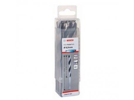 BOSCH HSS spiralna burgija PointTeQ 9,9 mm paket od 10 komada
