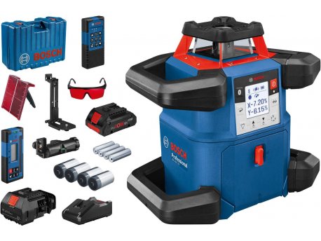 BOSCH GRL 600 CHV Rotacioni laser + 1 x 4,0Ah 18V ProCORE + prijemnik LR 60 + daljinski upravljač