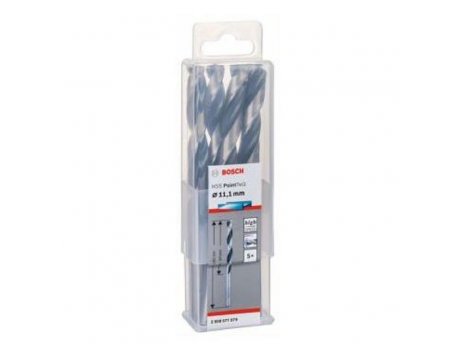BOSCH HSS spiralna burgija PointTeQ 11,1 mm paket od 5 komada