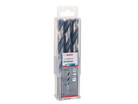 BOSCH HSS spiralna burgija PointTeQ 12,6 mm paket od 5 komada