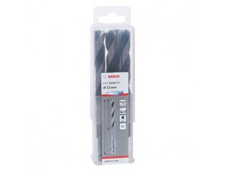 BOSCH HSS spiralna burgija PointTeQ 12,0 mm sa šestougaonim HEX prihvatom pakovanje od 5 komada