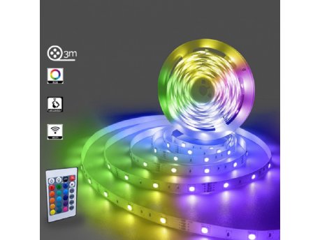 BBLINK Led traka KU-5050-30 RGB 12V IP20 WIFI SET(3met, 15W)