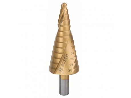 BOSCH Stepenasta HSS TiN burgija,prihvat sa 3 površine 2608587430