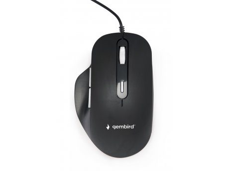 GEMBIRD Optički LED miš, USB, crni (MUS-6B-02)