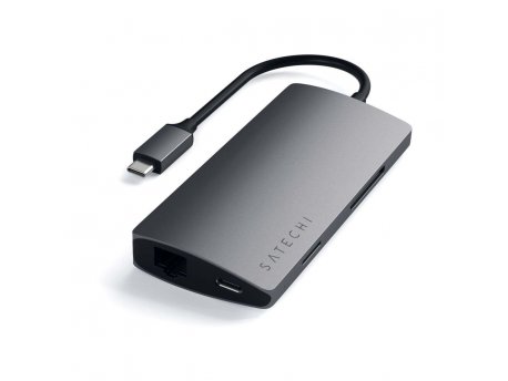 SATECHI Aluminium TYPE-C Multi-Port Adapter