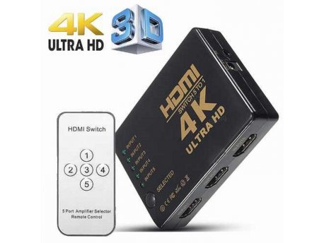 VELTEH HDMI switch 5u1 HDS-006 4K