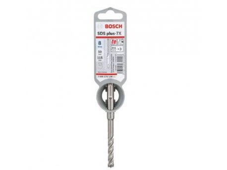 BOSCH Hamer burgija SDS-plus-7X 8 x 50 x 115 mm pakovanje od 1 komada