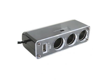 SAL Razdelnik upaljača sa USB punjačem SA023