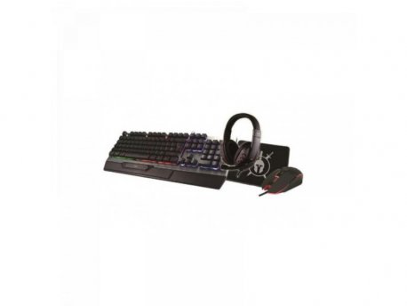 MS INDUSTRIAL Gaming set Elite C500 4u1 Tastatura, miš, slušalice, podloga