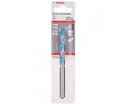 BOSCH Višenamenska burgija CYL-9 Multi Construction 10 x 80 x 120 mm. d 9 mm