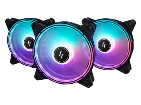 CHIEFTEC Set Ventilatora Chieftronic Nova Set, 3 komada, 120 x 120 x 25mm (NF-3012RGB)