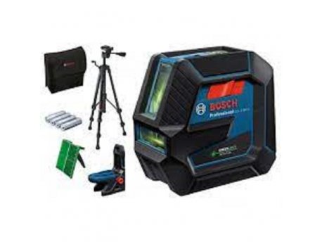 BOSCH GCL 2-50 G + stativ + magnetni nosač; kombinovani samonivelišući laser za linije sa zelenim zrakom; 2 linije 0601066M01